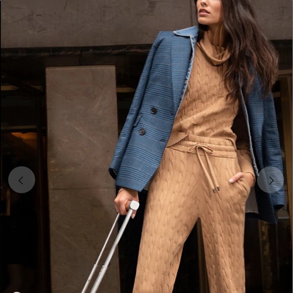 Veronica Beard Lova Cable Knit Turtleneck Sweater - Picture 4 of 14